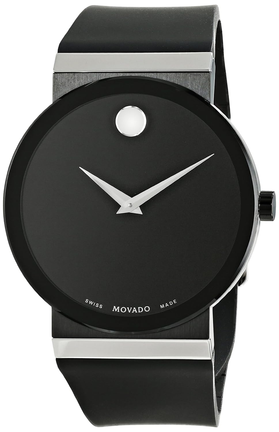Movado Men's 0606780 Sapphire Synergy Stainless Steel Watch with Black