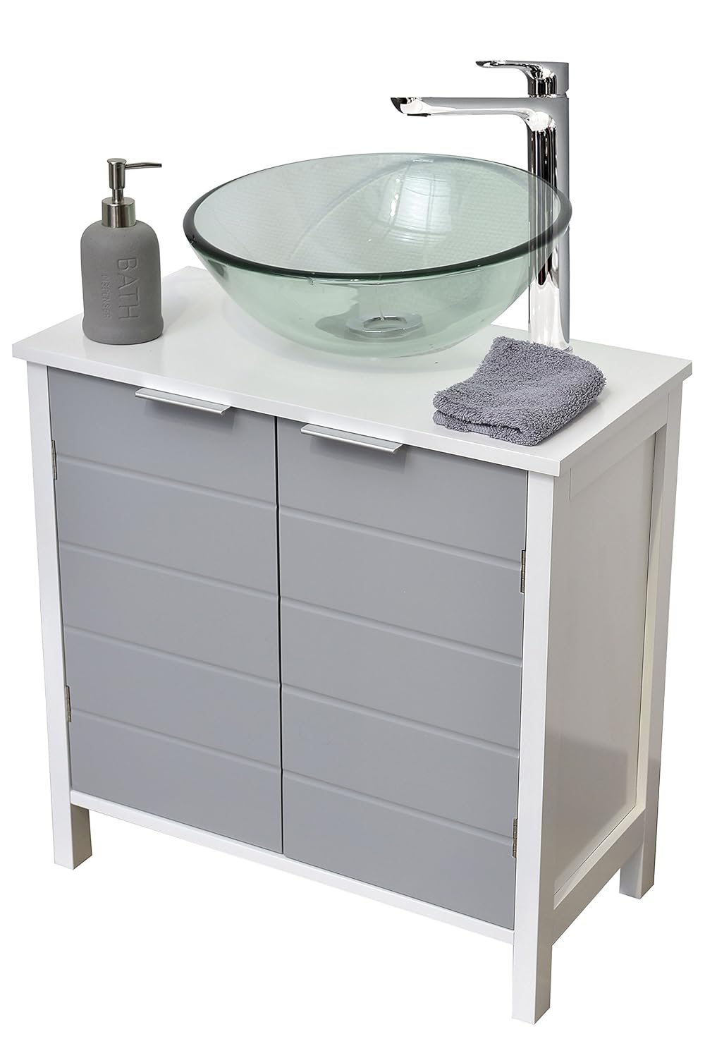 Best Grey Under Tv Freestanding Media Storage Cabinet