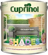 Cuprinol 5092586 Garden Shades Exterior Woodcare Old English Green 2.5L Matt view 2