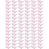 XIQMBWQM 100 Pairs Heart Sunglasses for Women Heart Shaped Sunglasses Bulk Pink Heart Glasses for Party Favor(pink)