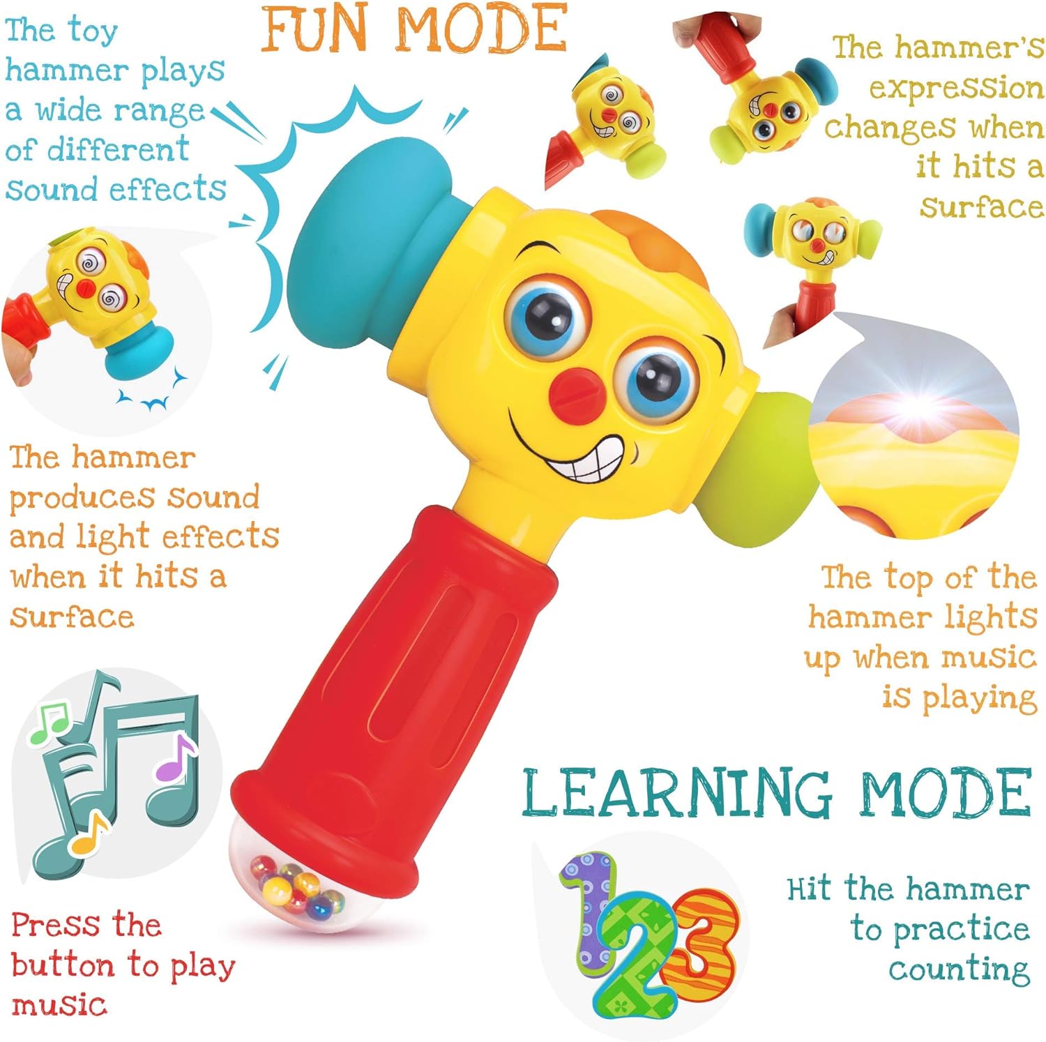 musical hammer toy