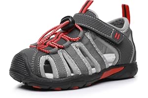 Blikcon Boys Girls Sandals Close Toe Outdoor Soft Sole Summer Sandals (Toddler/Little Kid)