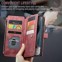 Lxisxcna iPhone 13 Pro Max 5G Wallet Case with Card