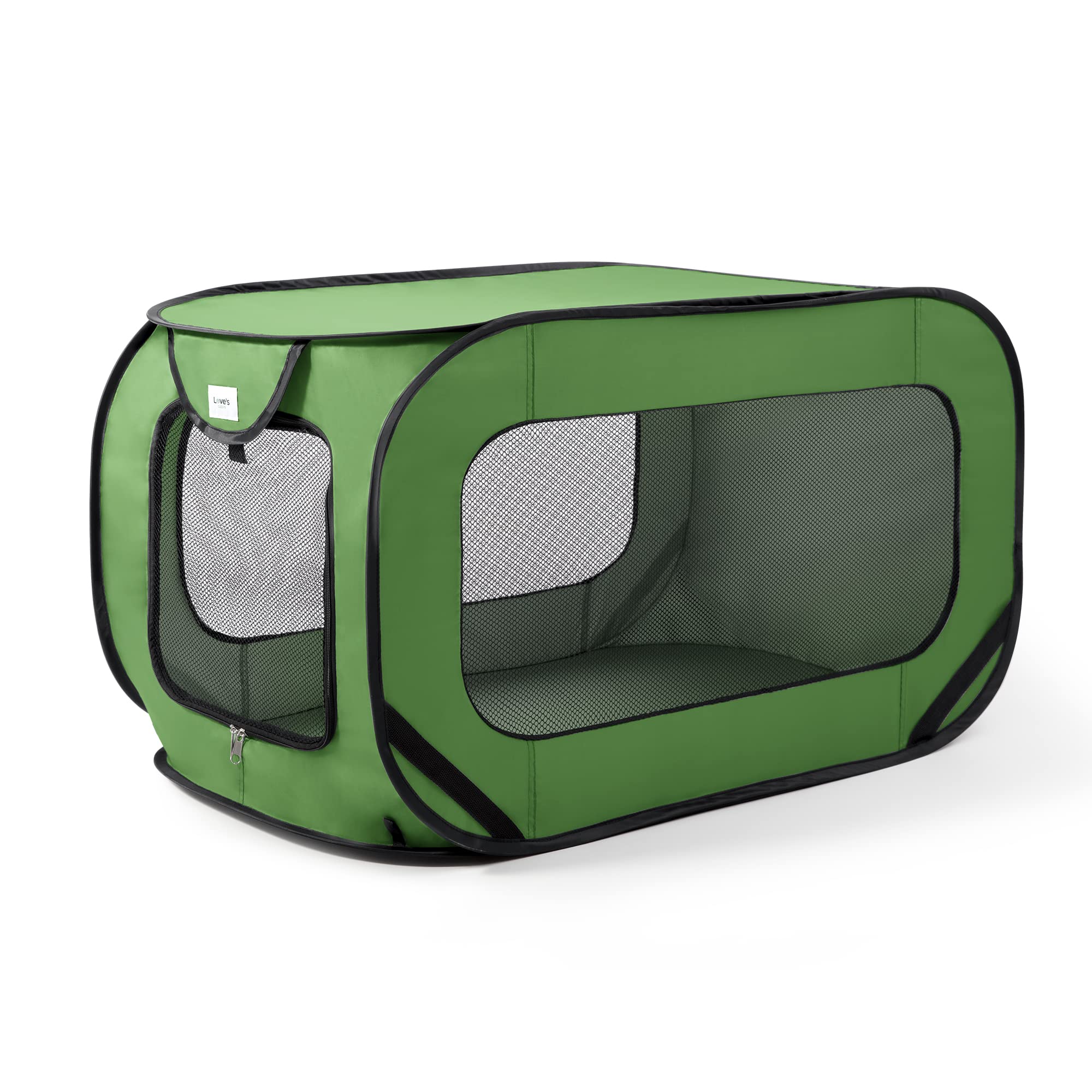 Photo 1 of Love's cabin Pop Up Kennel, Indoor Outdoor Crate for Dog Pets, Portable Car Seat Kennel, Cat Bed Collection, Green, 36in Large