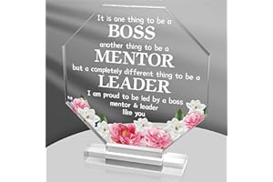 Yopyame Boss Gifts Acrylic Boss Day Gifts for Women It is One Thing to Be a Boss Acrylic Engraved Keepsake Appreciation Gifts for Leader Mentor Office Desk Decor Funny Paperweights Work Gifts