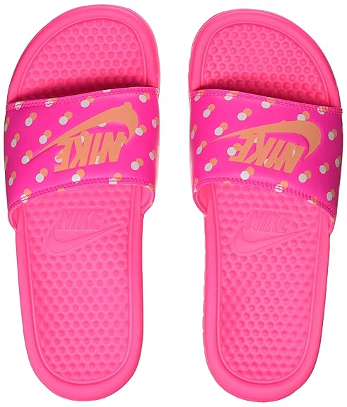 nike pink slippers