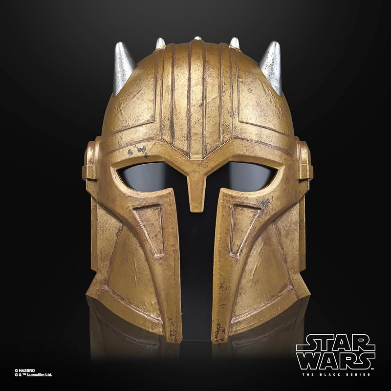 The Black Series The Armorer, casque électronique premium, article de cosplay pour adulte, dès 14 ans