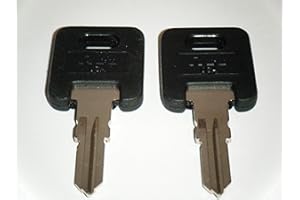 FIC RV Motorhome Trailer 2 Keys Cut to Lock/Key Number from CF301 to CF325-2 Working Keys Travel Trailer Motor Home Toy Hauler ILCO Keys (CF315)