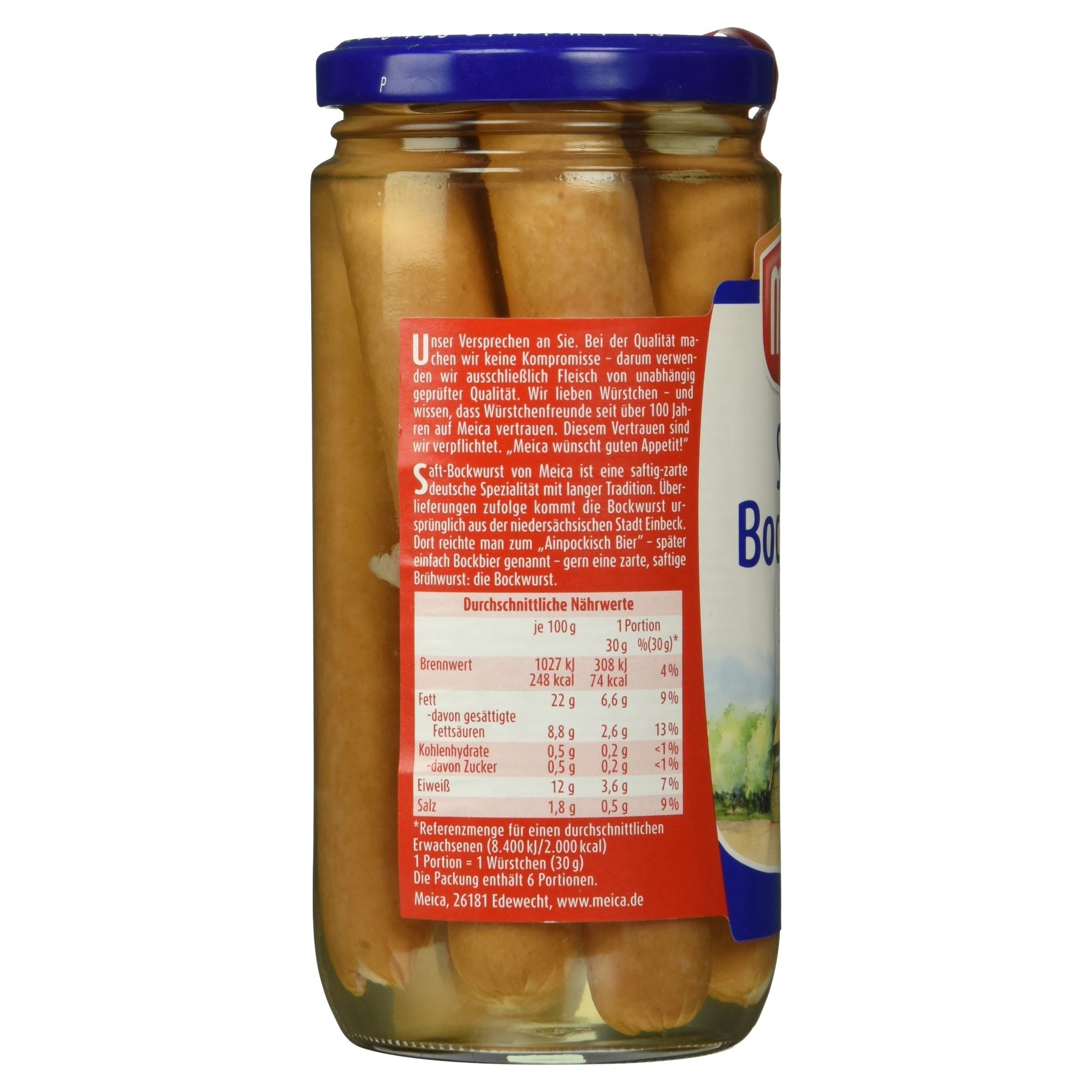 Meica Saft Bockwurst, 6 Stück, 180g 3