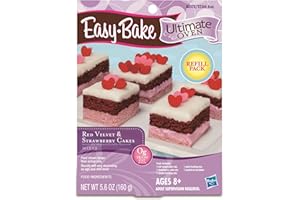 Easy Bake A0523CA6 Ultimate Oven Red Velvet & Strawberry Cakes Refill Pack