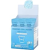 Marine Collagen Peptides, Wild-Caught Non-GMO Verified Hydrolyzed Collagen Peptides with Vitamin C, Hyaluronic Acid, and Biotin, MSC-Certified Unflavored Travel Packs, 11g , 30 Individual Packets