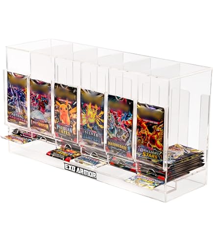 Amazon.com: Exo Armor Acrylic 6 Slot Booster Pack Dispenser