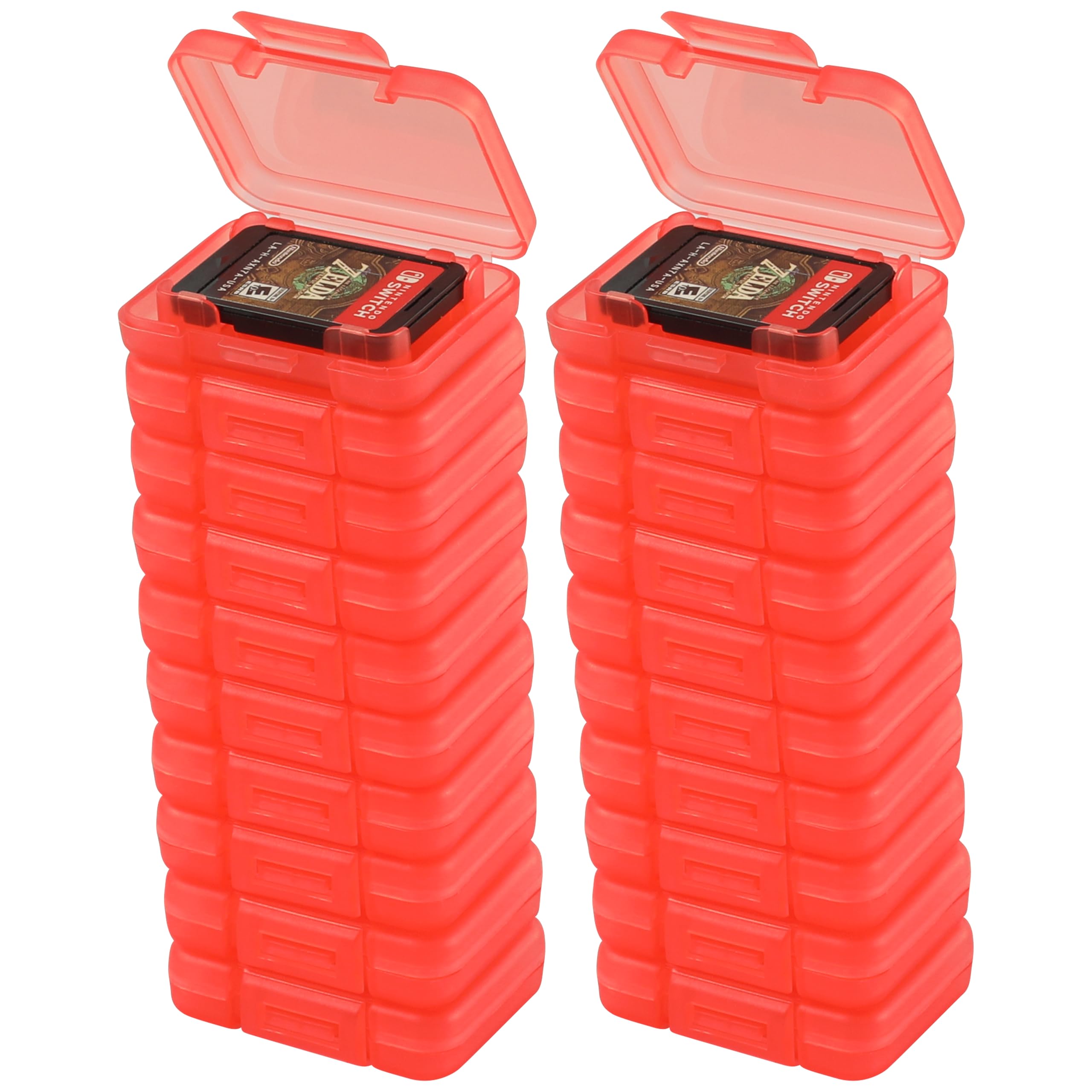 Photo 1 of 20PCS Protective Game Card Storage Case Compatible with Nintendo Switch/OLED/Switch/Lite – Clear Collector Display Box for TF Card and Game Cartridge Protection