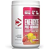 Dymatize Energyze Pre Workout Powder for Men and Women, Strawberry Lemonade, 150mg Caffeine, 5g BCAAs, Performance Blend of L-Theanine, L-Tyrosine, L-Citrulline, No Sugar (30 Servings)