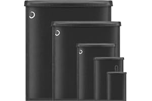 Quctak 5 Pack Faraday Bags, Faraday Key Fob Protector, Faraday Bag for Phone & Laptops & Tablets & Radio & Car Keys, Waterproof & Water Resistant Faraday Cage (5 Sizes)