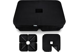 Rhino BaseMate EVA Material - Patio Umbrella Base Weights up to 200 Lb. | for Cantilever Umbrella, Regular Umbrella, or Any Offset Umbrella Base | 4-Part, 900D Heavy-Duty, All-Weather (Square)