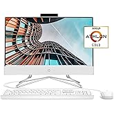 HP 22 All-in-One PC, AMD Athlon Gold 3150U Processor, 4 GB RAM, 256 GB SSD, Full HD IPS 21.5-inch Anti-glare Display, Windows