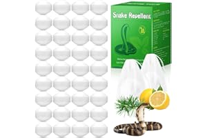 REGUOA 36 Pack Snake Repellent with Safe Ingredients - Eco-Friendly, Non-Toxic Outdoor Protection for Yards, Gardens, Homes - Effective & Long-Lasting Formula - Child & Pet Safe