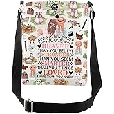 CMNIM Book Inspired Crossbody Bag Farm Movie Gift Book Literary Gifts for Readers Always Remember You’re Braver