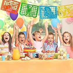 Mexican Party Decorations, 10 Large Colorful
