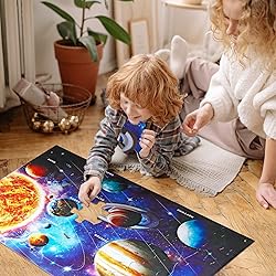 Jumbo Floor Puzzle for Kids Ages 4-8,Solar System