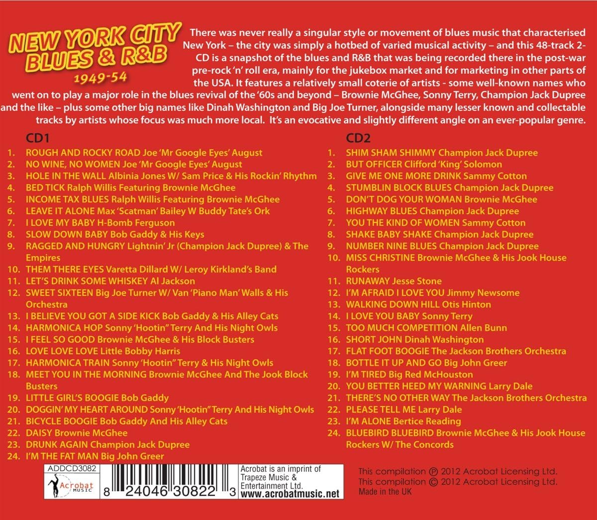 New York City Blues & R&B 1949-54 - Image 3