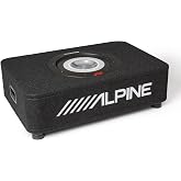 Alpine RS-SB10 10" Halo R-Series R2 Preloaded Subwoofer Enclosure | High-excursion bass in a compact footprint, pre-mounted driver, clean trunk or cargo install, punchy accurate low-end