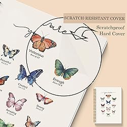 BAYOGITA Christian Butterfly Notebook