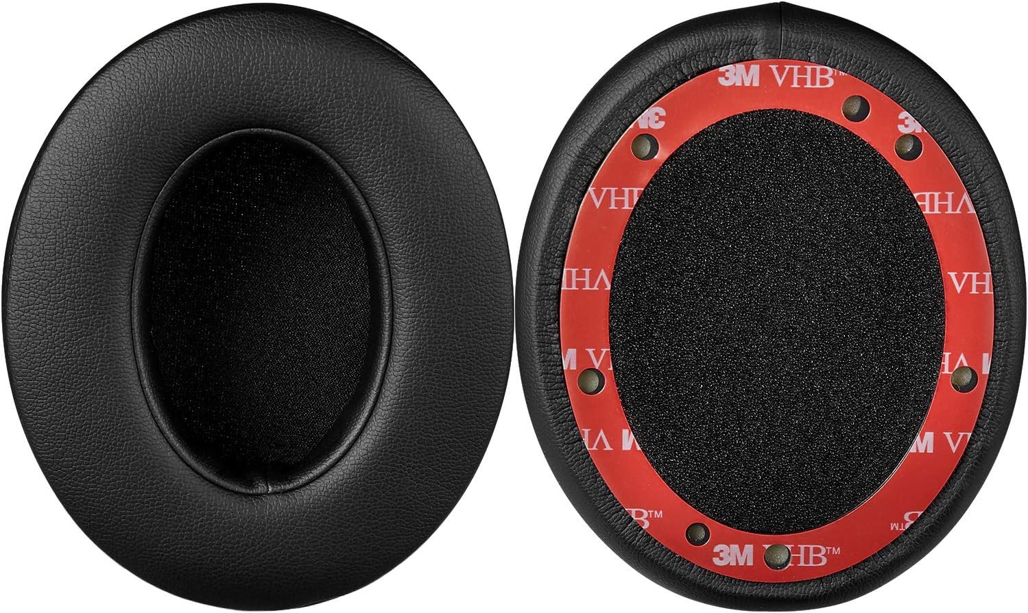 Studio 2 Memory Foam Ear Pads by Hemmo, Replacement Ear Cushions Compatible with Beats Studio2.0 / Studio3.0 Wireless/Wired(1Pair Black)