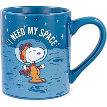 Silver Buffalo Peanuts Keramiktasse – 'First Beagle On The Moon' Mit Snoopy, 590 Ml