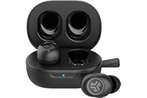 JLab JBuds Mini True Wireless Bluetooth Earbuds + Charging Case, Charcoal Black, IP55 Sweat and Dust Proof, Bluetooth Multipoint, Be Aware Audio, 3 EQ Sound Settings, Crystal Clear Calls