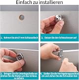 XiangJunly Cabinet Locks 16 mm Letterbox 2 Pack with Keys view 5