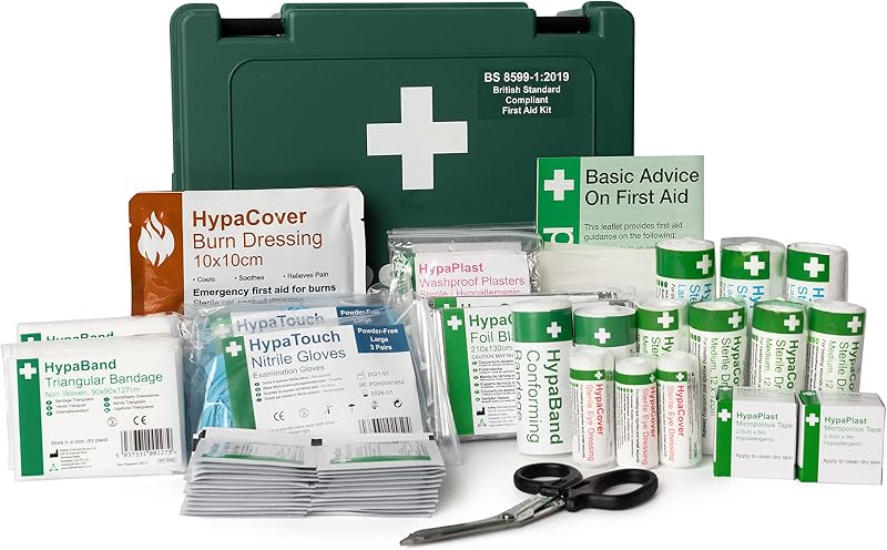 Safety First Aid Group Economy First Aid Kit BS 8599 Medium Fully Stocked