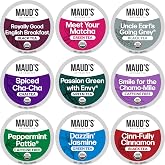 Maud's 9 Blend Organic Tea Pods Variety Pack, 48ct, 9 Assorted Flavors | Gourmet Blended Tea Leaves in Single Serve Tea Pods &ndash; Compatible with Keurig Coffee Makers