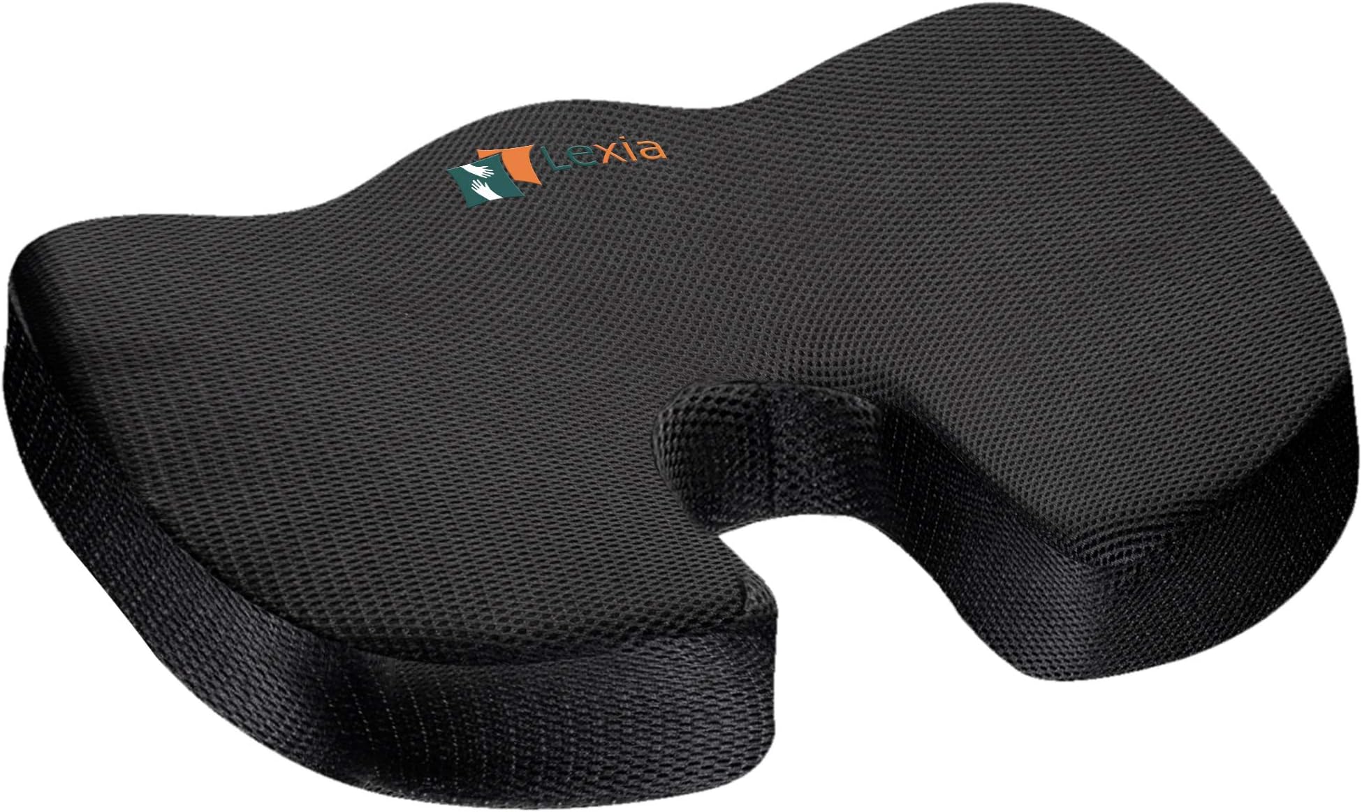 Coccyx Seat Cushion Pillow Orthopedic | Memory Foam Chair Pillow | Relieves Back, Tailbone Pressure, Sciatica Nerve Pain Relief | Premium Comfort for Home, Office, Car or Event Seating