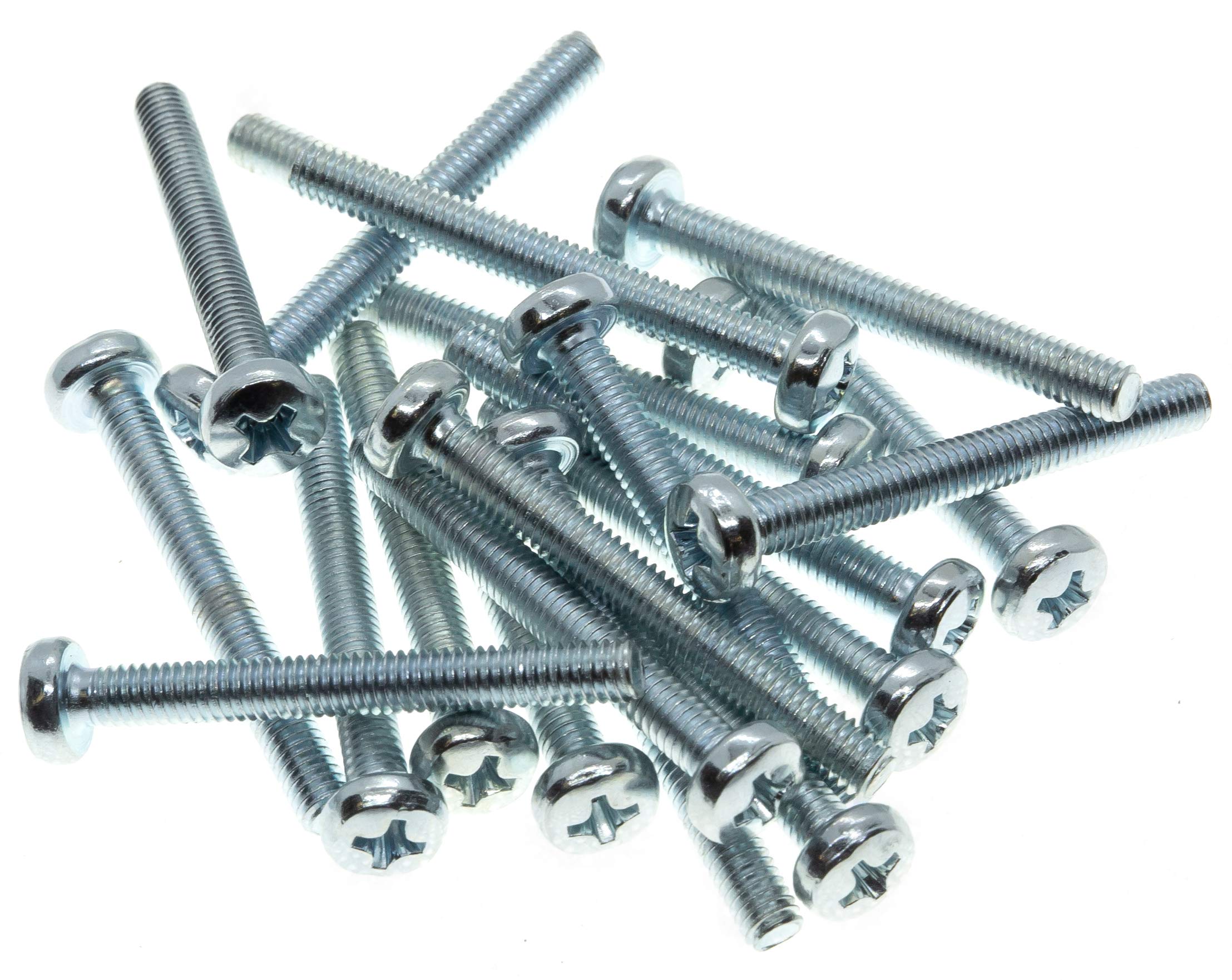 M5 (5mm x 70mm) Phillips Pan Head Machine Screws Steel (Pack of 10) DIN 7985 G09-G10BC