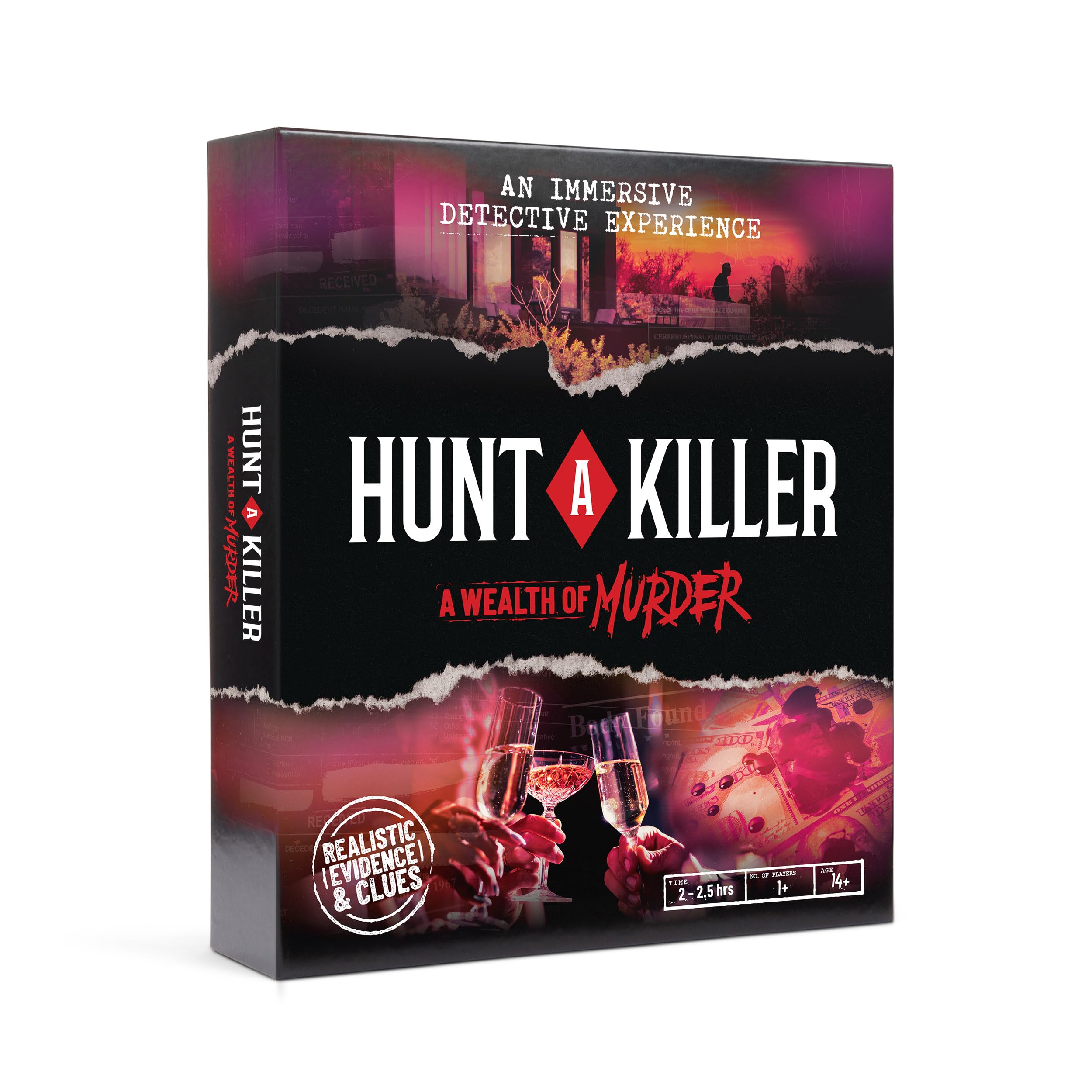 Hunt A Killer: A Wealth of Murder, an Immersive True Crime Experience, for Fans of Criminal Minds and Forensic Files, Includes 120-150 Minutes of Explicit Content, Appropriate for Ages 14 and Up