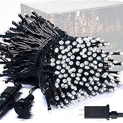 JMEXSUSS 250 LED White Christmas String