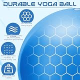 jjshund 25 cm Pilates Ball Small Exercise Mini Yoga Gym Ball 9.8 Inch view 2