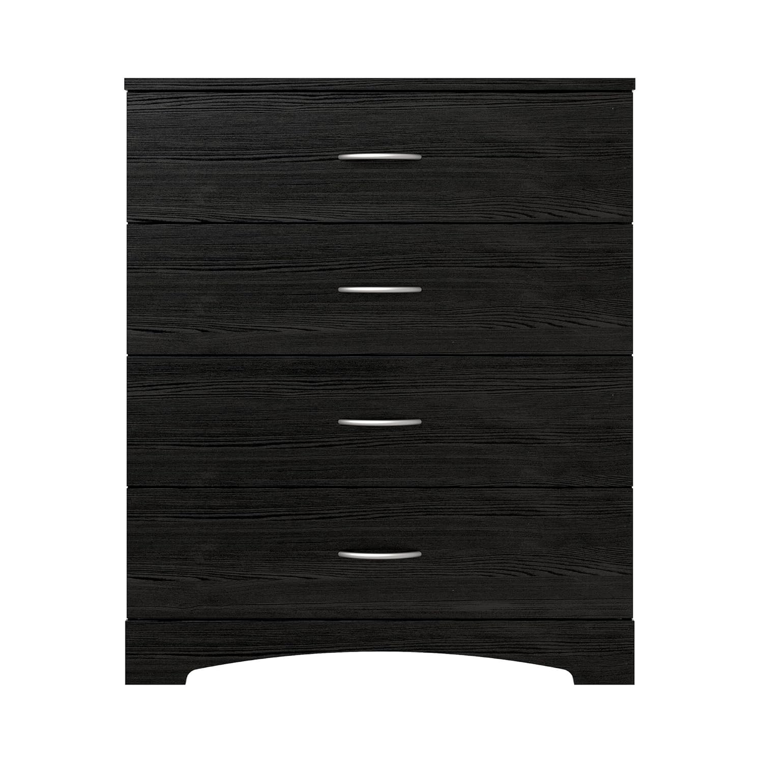 Black Ameriwood Home Crescent Point Nightstand Headboards