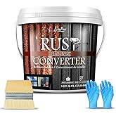 Rust Converter - Black Metal Primer and Rust Remover, Reformer ＆ Encapsulator, Long-lasting Anti-Rust Effect, Inhibitor Paint