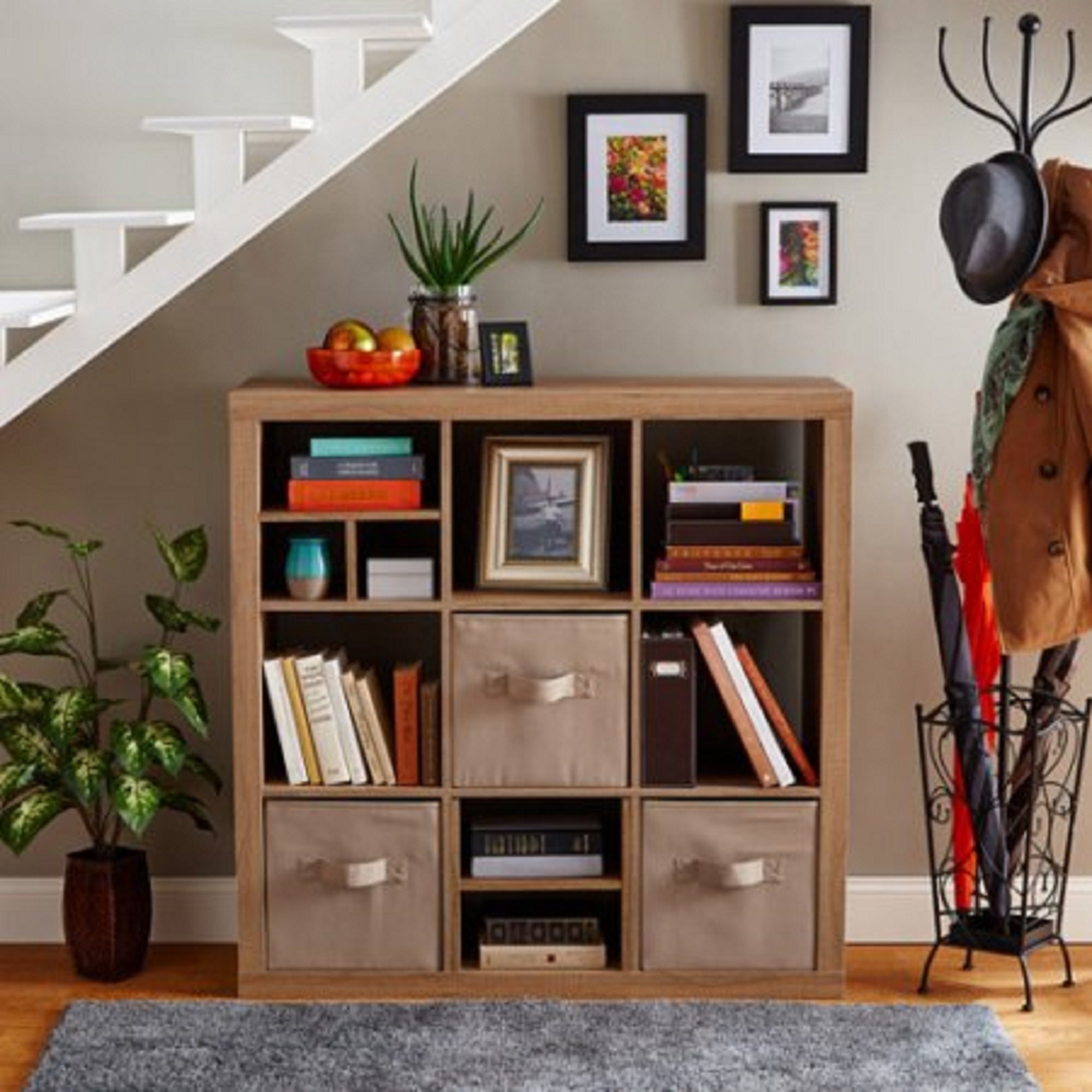 Better Homes and Gardens 9Cube Versatile Organizer Storage Bookcase (9