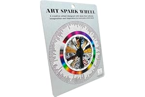 Art Spark Wheel Art Game: Drawing & Painting Inspiration for Artists, Teachers, Adults, & Teens - Educational Art Supplies for Classroom and Studio - Unique Gifts for Artists