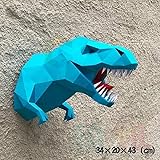 PANRODO Tyrannosaur Dinosaur Head Statue Model