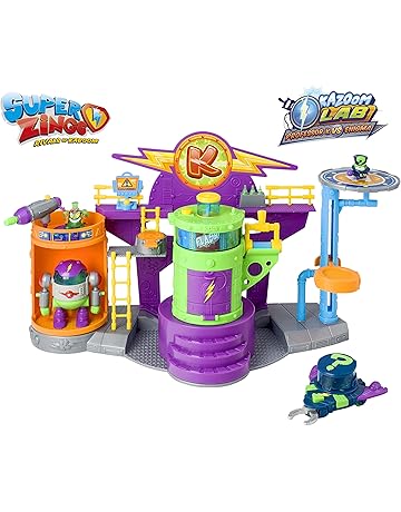 Superzings - Kazoom Lab Battle con únicas y exclusivas figuras de Enigma y Profesor K