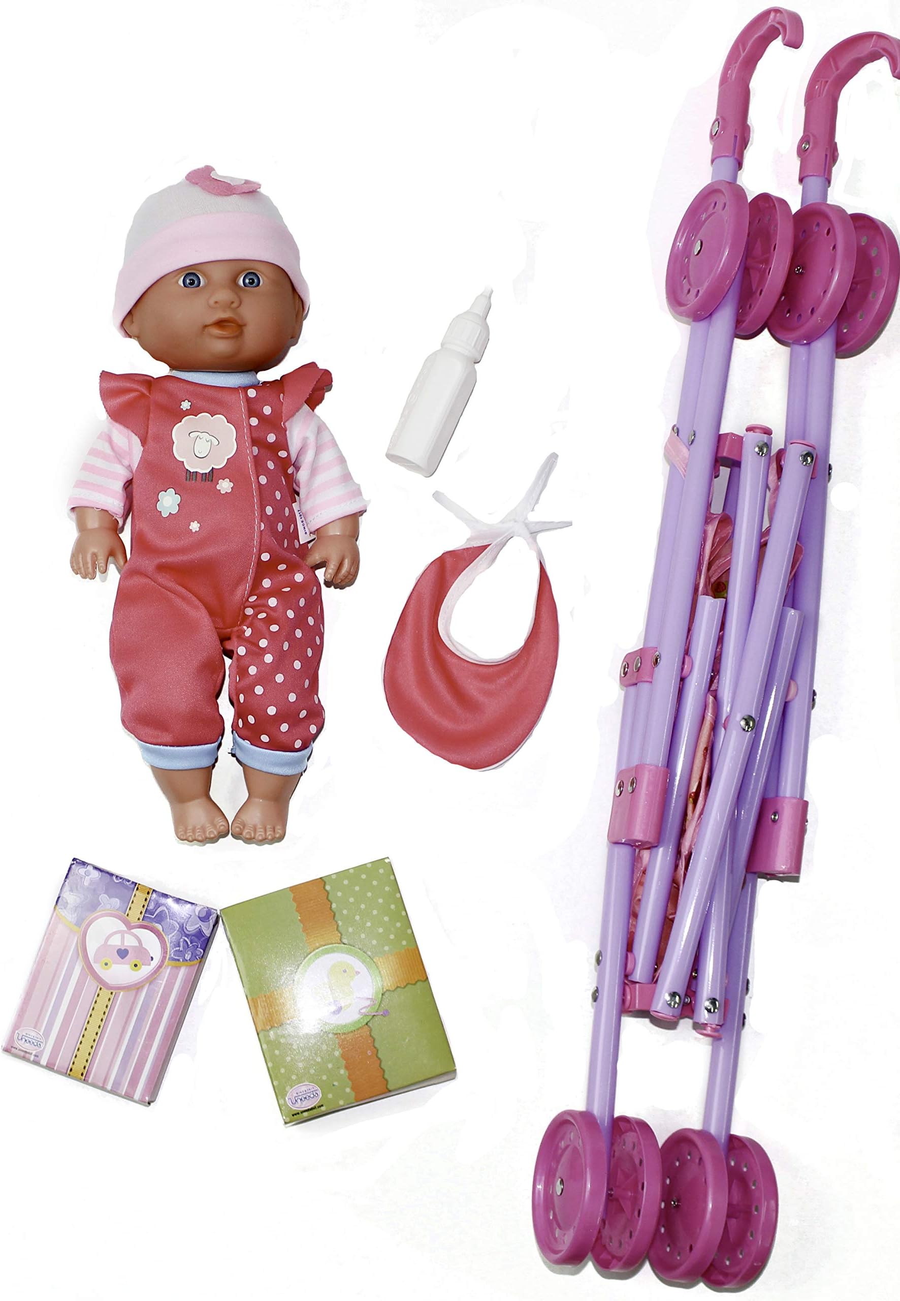 Uneeda Little Luv Doll & Doll Stroller Set