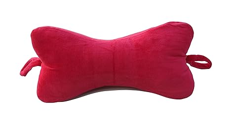 Bones Neckbone Neckbone Chiropractic Pillow Bybones Red Velour