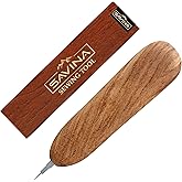 SAVINA Needle Threader for Hand Sewing, Hardwood Handle &amp; 1cm Extended Hook | 1cm extended hook for small eye needles, easy threading for sewing machines, embroidery, quilting &amp; detailed hand stitching