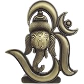 FURE B-Fashionable Antique Om Ganesha Idol (Antique Bronze)