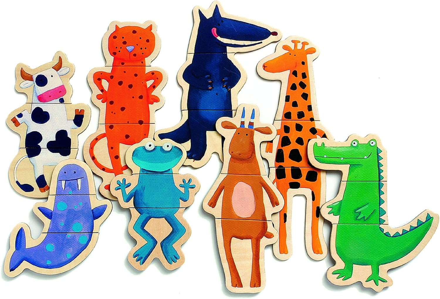 Amazon.com: DJECO Crazy Wooden Magnets 